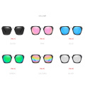 2019 gafas de sol promocionales baratas de plástico coloreadas
